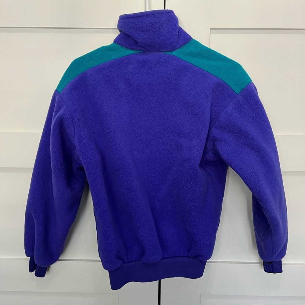 Columbia 80s bugaboo fleece windbreaker coat/winter Jacket Vintage Small Purple - Picture 8 of 9